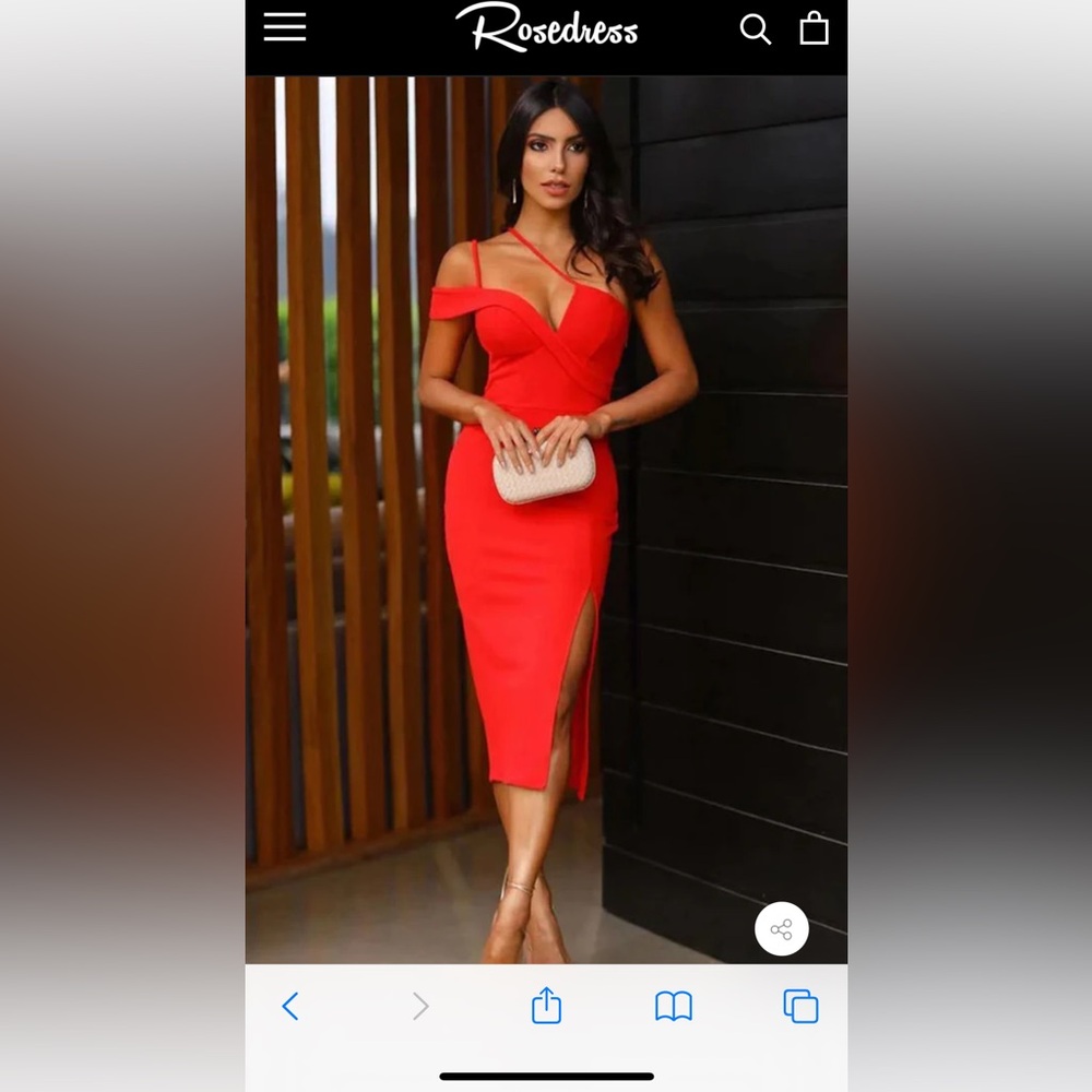 Red bandage dress new